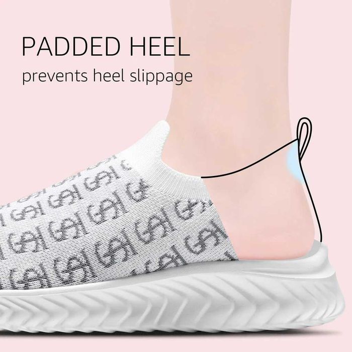 Adidași STQ Slip-On pentru Femei, Spumă cu Memorie, Alb Vanilie