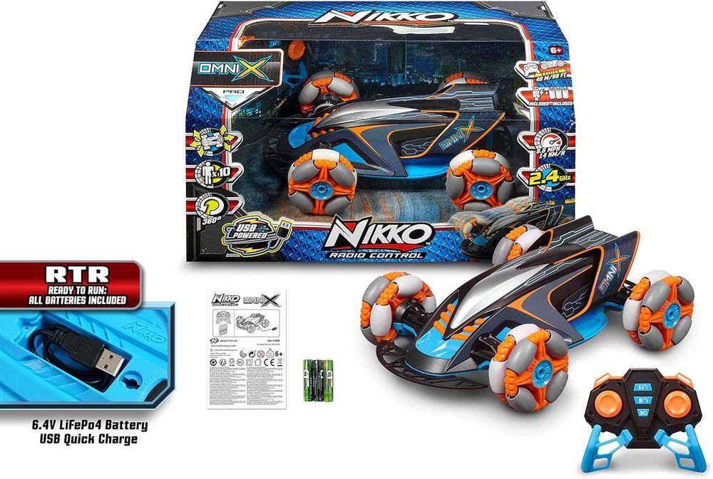 Голяма Кола за дрифтове 4x4 с дистанционно управление и двоен мотор