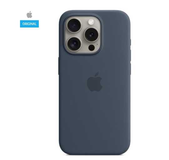 Husa iPhone 15Pro Max Apple Silicon MagSafe Storm Blue