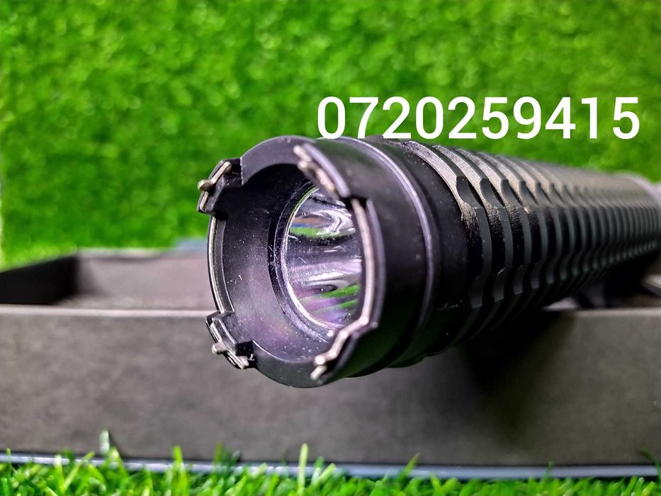 Electrosoc HY-X10 100000 KV Telescopic, cu Lanterna, CAMPING, NOU!