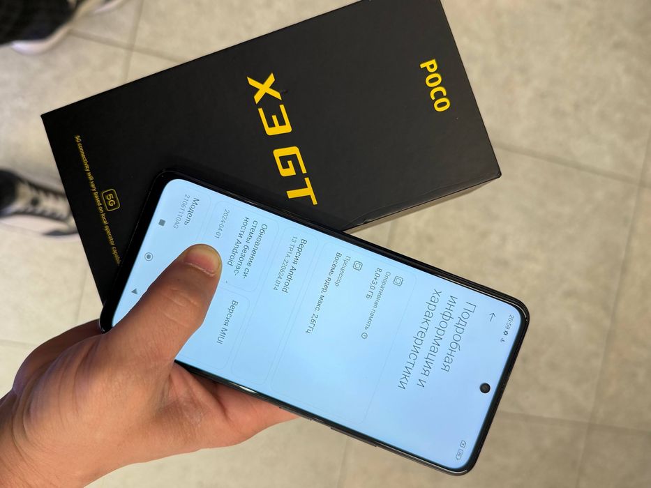 Poco X3 GT ideal 8+4/256 GB srochna sotladi