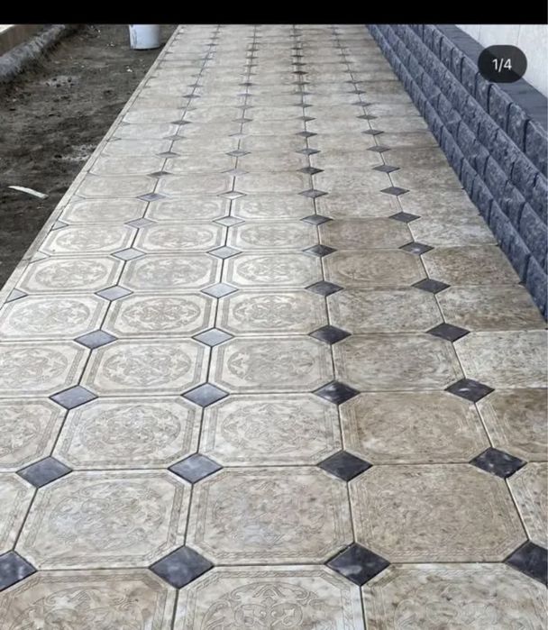 Укладка брусчатки
