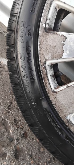 18" джанти Audi 5x112 et48 8J с зимни гуми