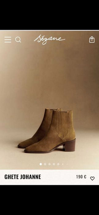 Botine Souliers Sezane Italia