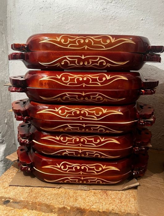 табақ Петропавл астау СКО майға пісірілген тұтас ағаш