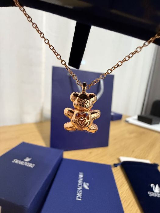 Colier Swarovski ursulet teddy bear urs ursuleti