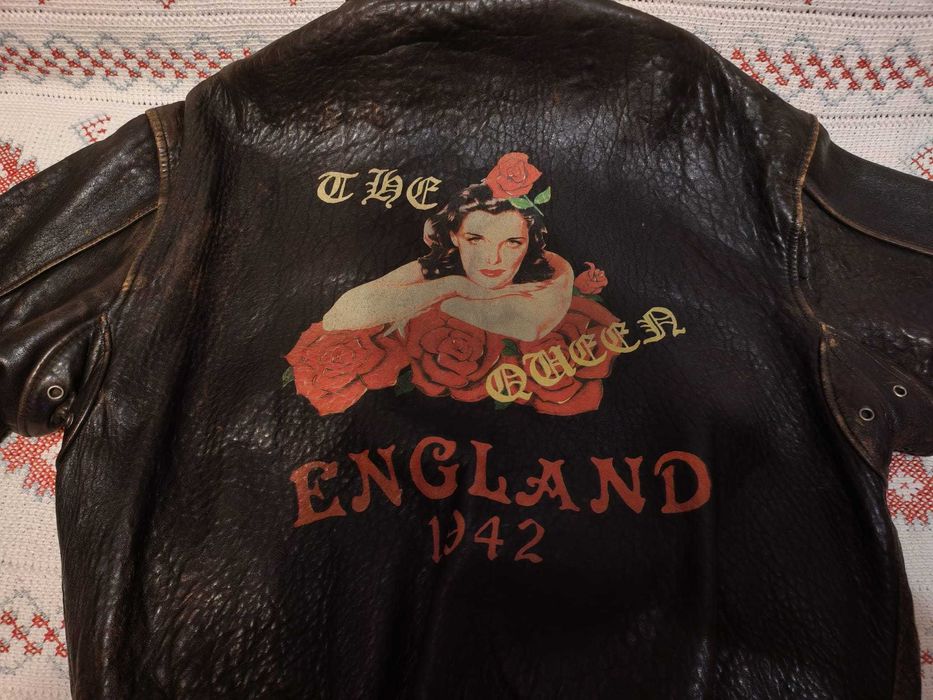 Jachetă de piele vintage US Air Force