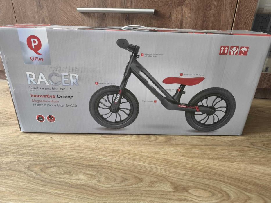 LORELLI Q Play Баланс колело без педали RACER RED&WHITE