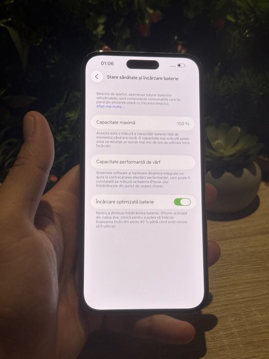 Iphone 14 pro max mov‼️100% baterie‼️Garantie‼️
