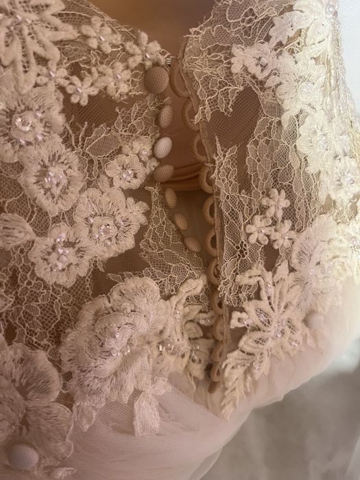 Rochie de mireasa PRINȚESA cu trena St Patrick Barcelona mărime 36-38