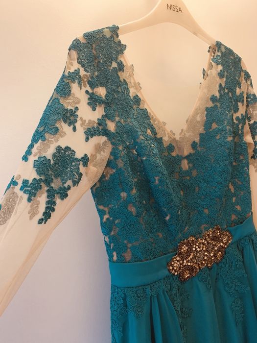 Rochie lunga de seara/ ocazie/ nunta sau botez