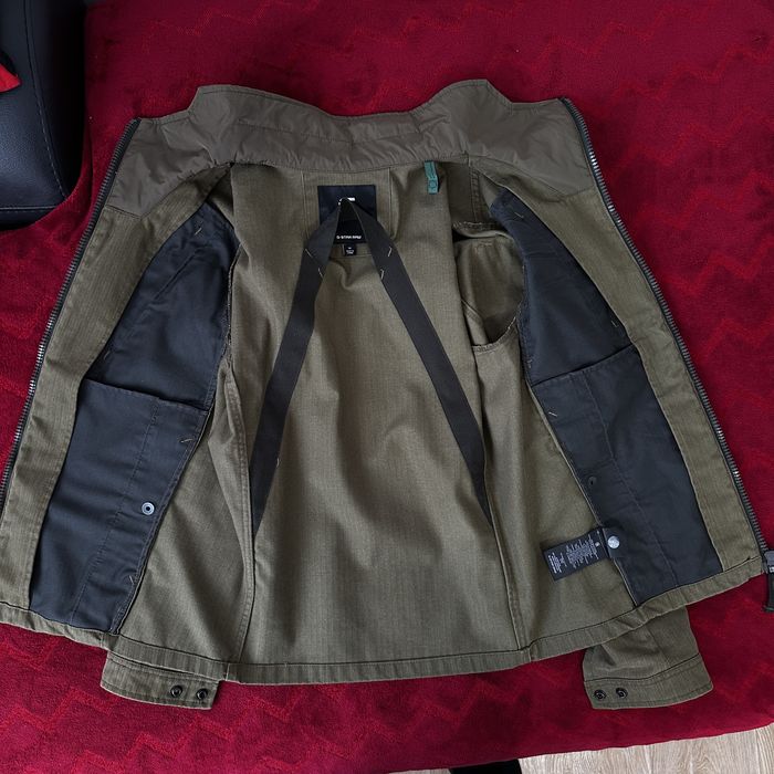 G-star Zip Track Overshirt размер М Милитъри-зелено карго яке