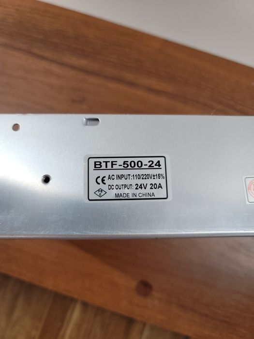 BTF Блок питания 24в 20А, 500Вт