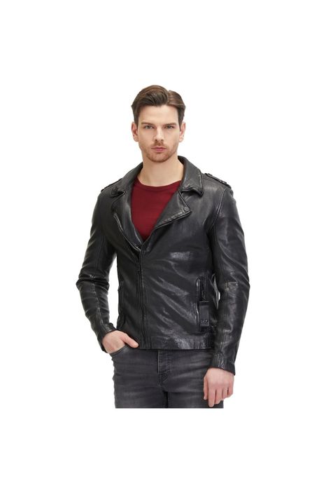 Geaca de Piele Barbati 2.0 by Mauritius Neagra G2MRotys