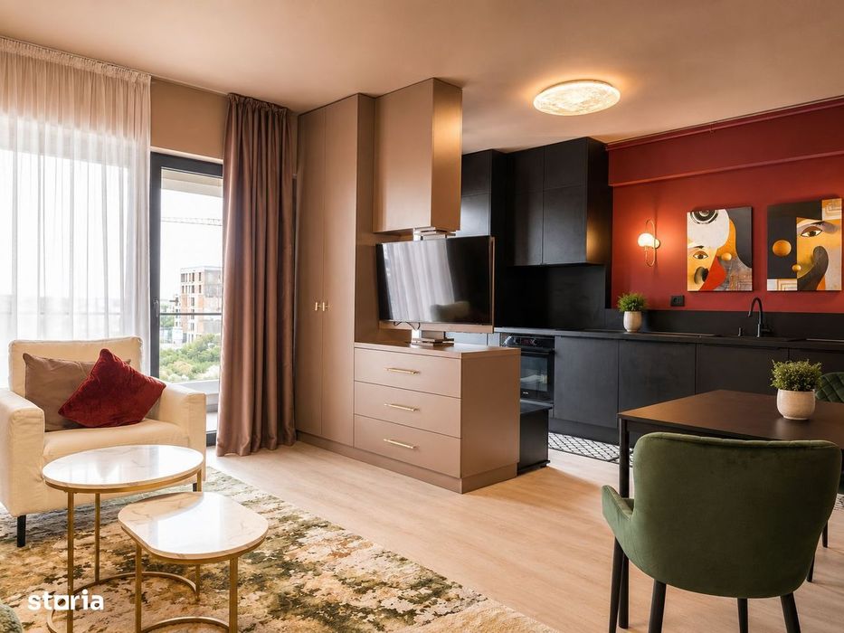 Studio modern de închiriat – Pipera Ivory  | imobil nou