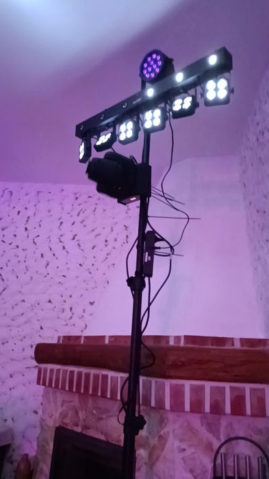 Eurolite KLS-180/6, moving head eurolight si uv par eurolight