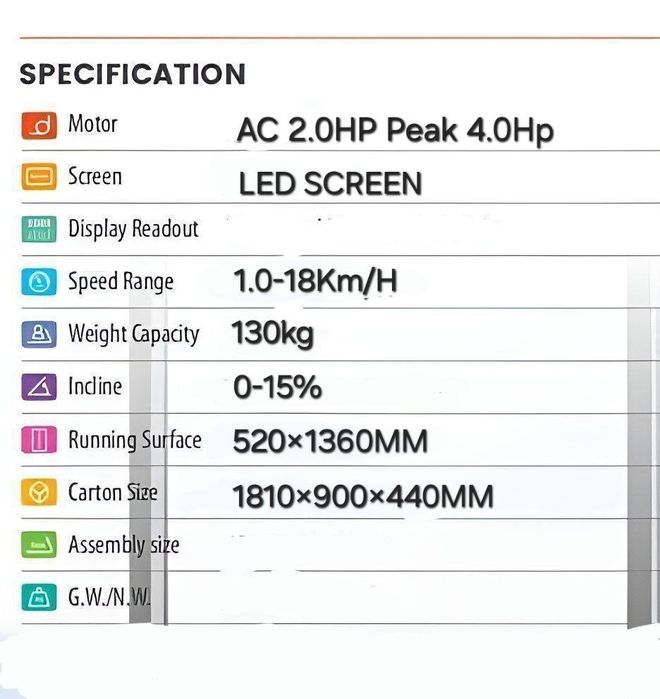 Беговая дорожка 1520 AC
