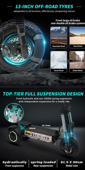 Trotineta electrica. premium T30 OOTD 46nm