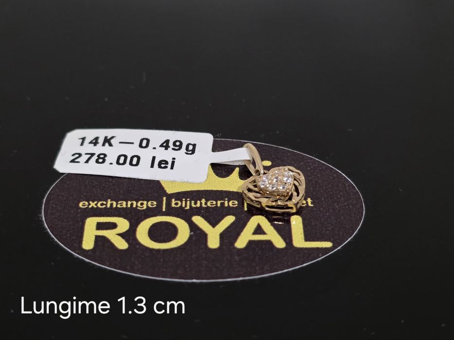 Bijuteria Royal: Pandantiv aur 14k/0.49 gr