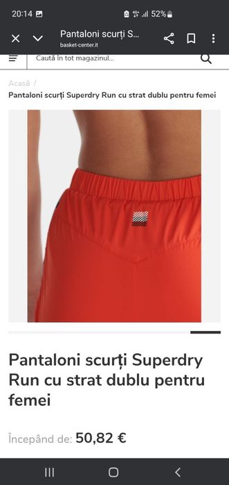 Pantaloni scurți damă SuperDry Run