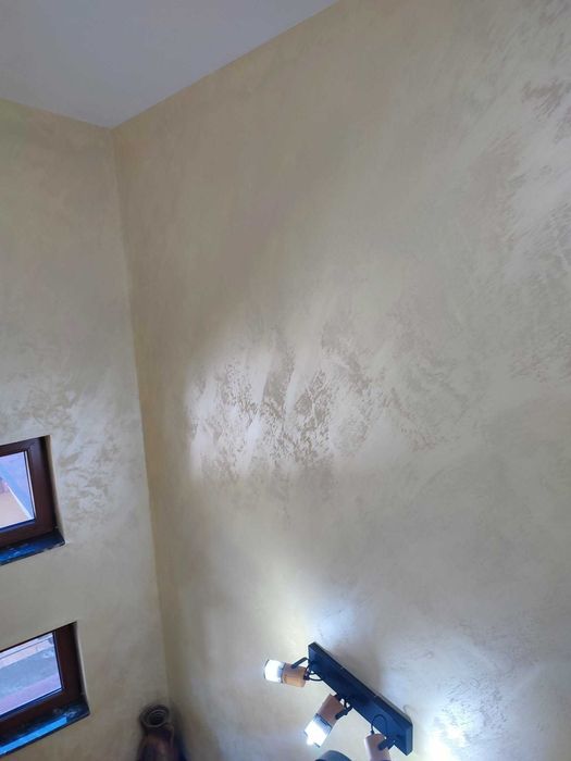 Пясъчна мазилка и боядисване