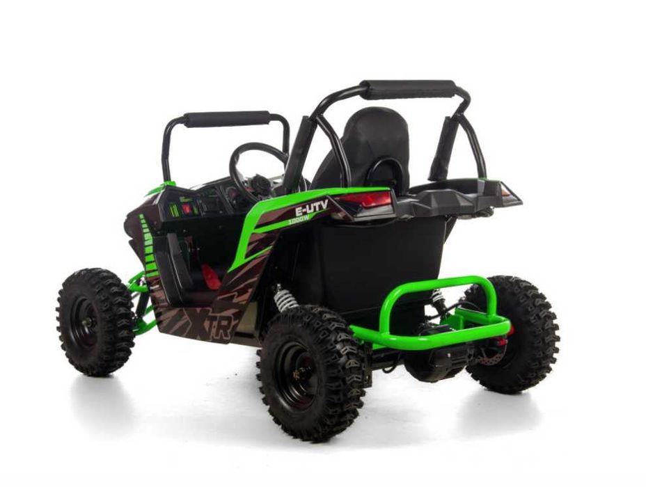 Mini E-UTV XTR, electric 1000W, culoare negru/verde