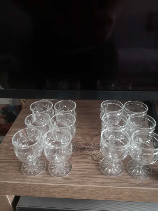 Хрустальные рюмочки для крепких напитков времен ссср