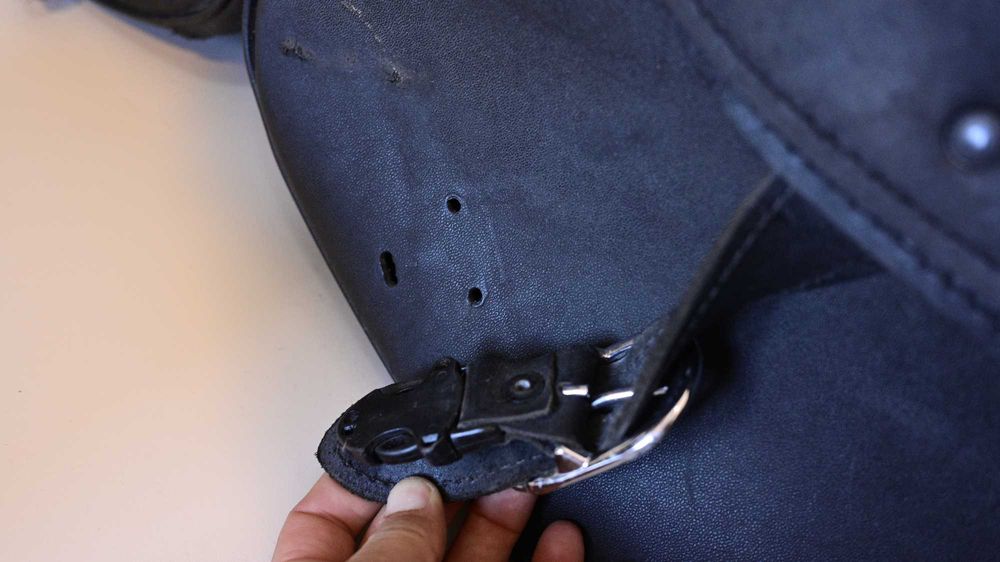 coburi piele Harley Davidson Dyna cutii laterale saddlebags