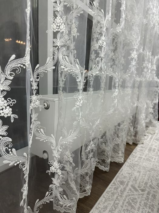 Шторы, тюль с узором