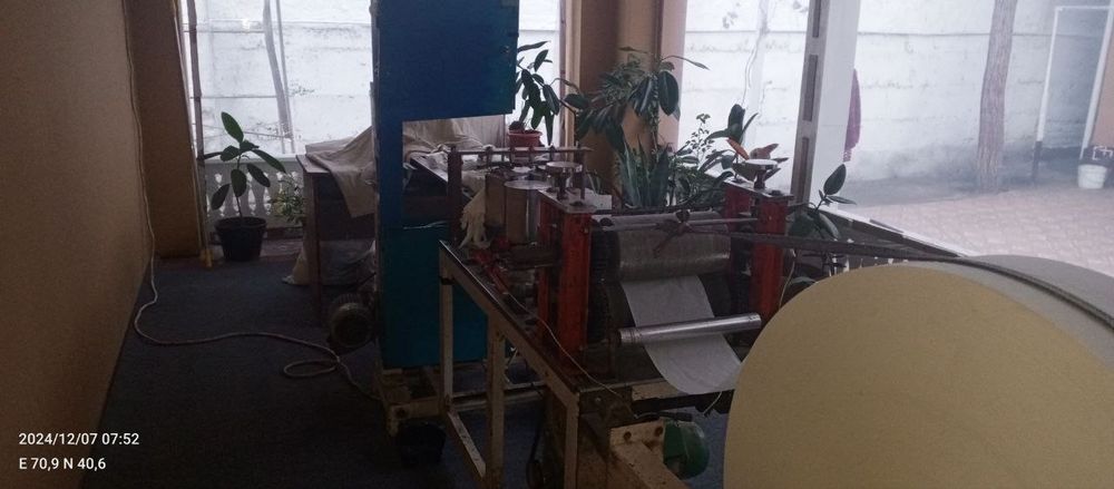 Салфетка ишлаб чиқариш станоги