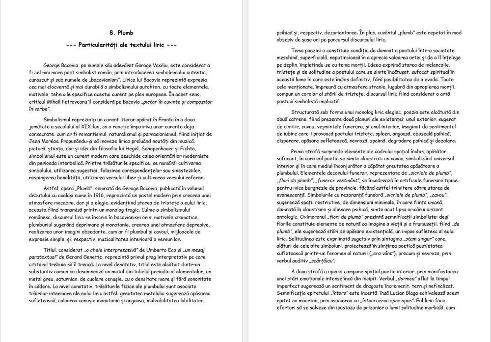 Eseuri bac de nota 10