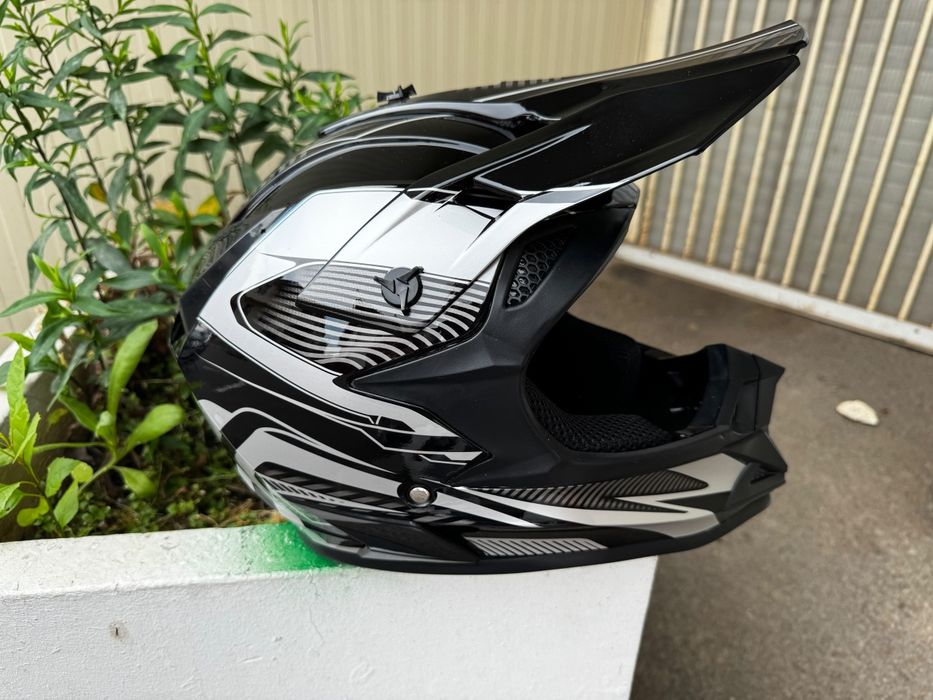 Cască Moto Cross / Enduro / ATV – Nouă – Design Sport negru