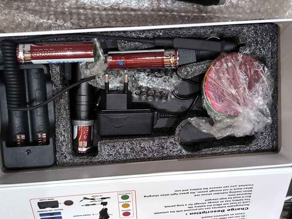 Голям ловен ЛЕД фенер фенерче