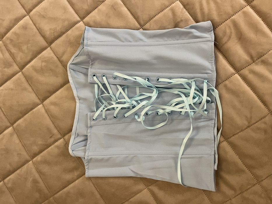 Корсет голубой размер s-m