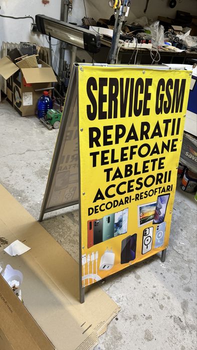 Capre stradale, People Stopper Benere Autocolante Stikere Colantari magazine, Sablare geamuri, Folie solara geamuri Carti de vizita Flayere Pliante