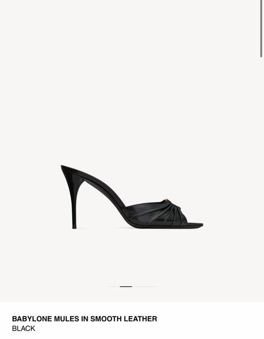 Туфли мюли YSL Saint Laurent Babylone