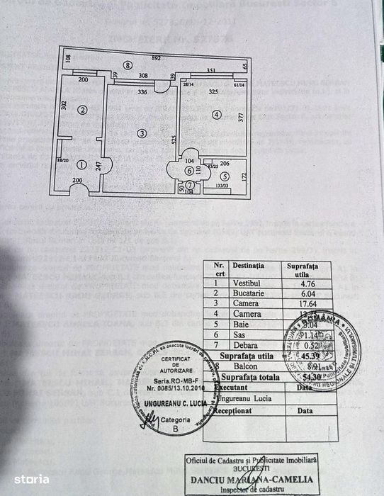Apartament 2 camere, Etaj 1,  Crangasi Giulești, Clasa 2 Risc Seismic