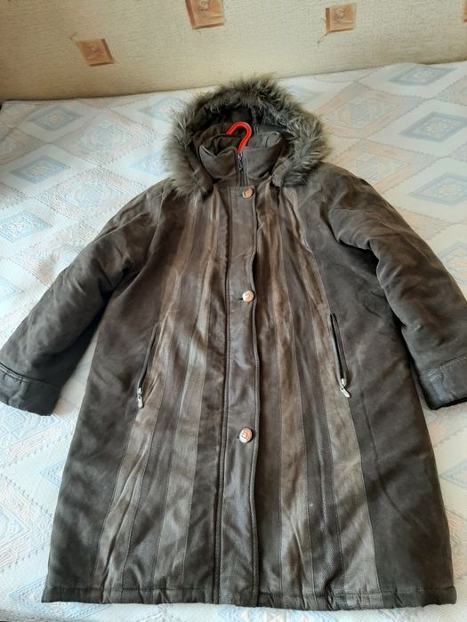 Куртка зимняя коричневая