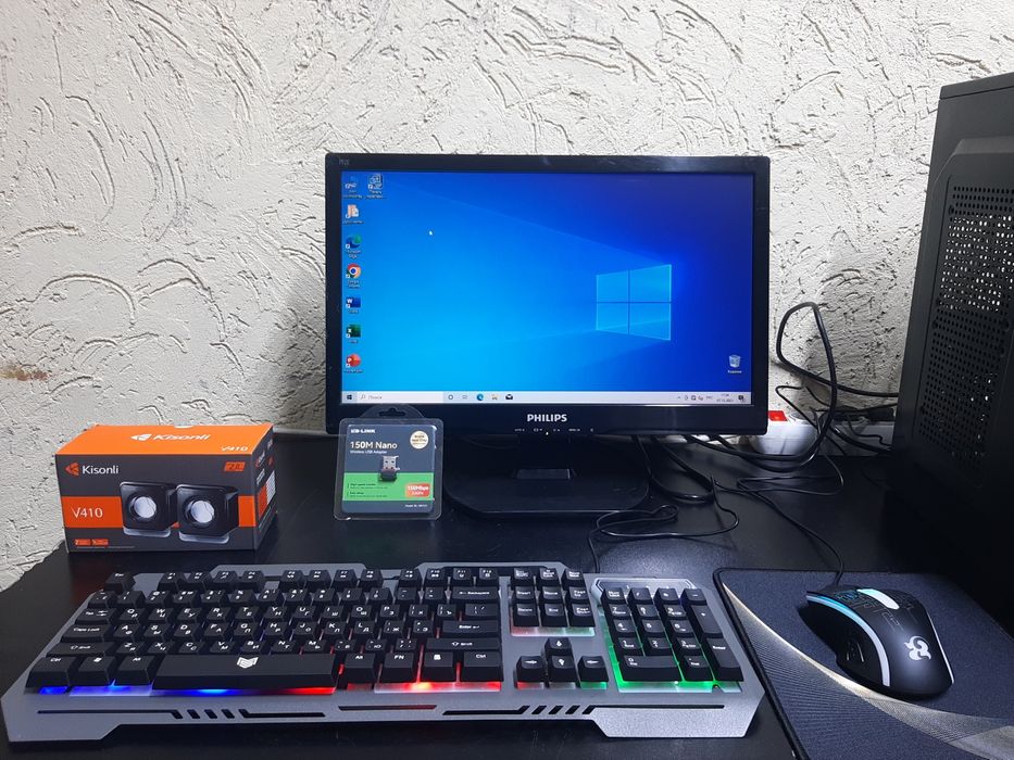 Компьютер комплект + Доставка для работы Windows 10 Office Комп