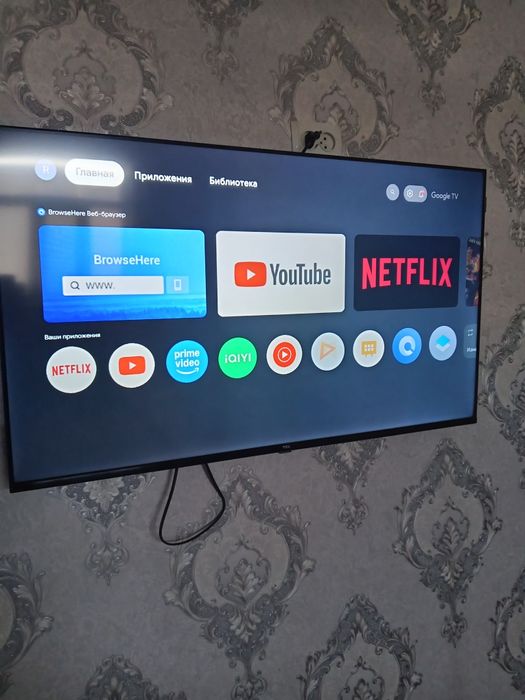 TCL 43 simart televizor 3 yil garnityasi bor