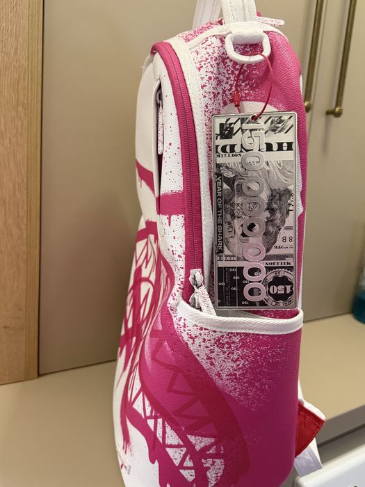 ghiozdan sprayground pink vandal