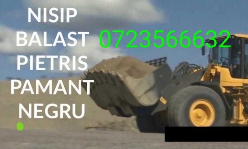 Nisip piatra concasata pamant