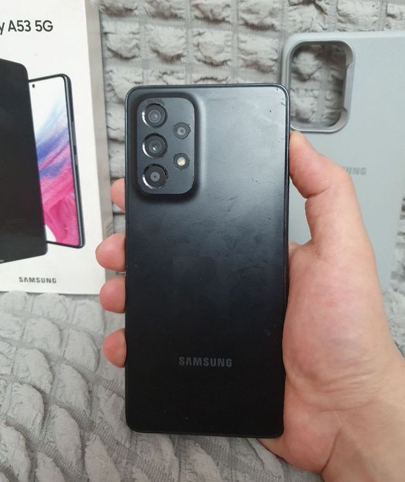 Samsung Galaxy A53 5G 6+6/128GB Black Igravoy Karobka Holati Yaxshi 5G