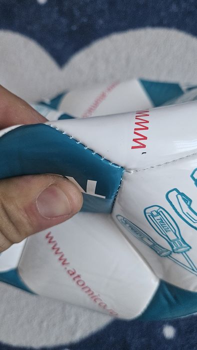 Minge fotbal,piele sintetica,21 cm,Noua