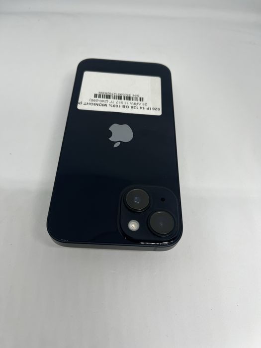 14 128 gb 100% Midnight