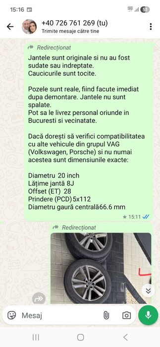 Jante Audi Q7 stare buna