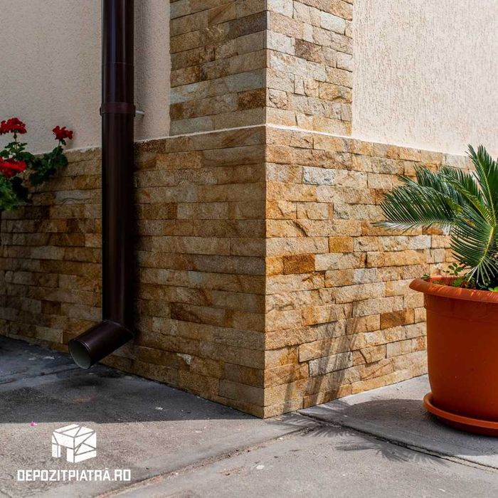 Piatră Decorativă Naturală Travertin si Marmură