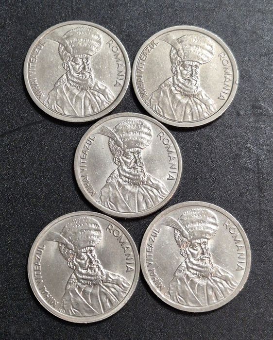 Monede 100 de lei Mihai viteazul 1992-1993-1994-1995-1996