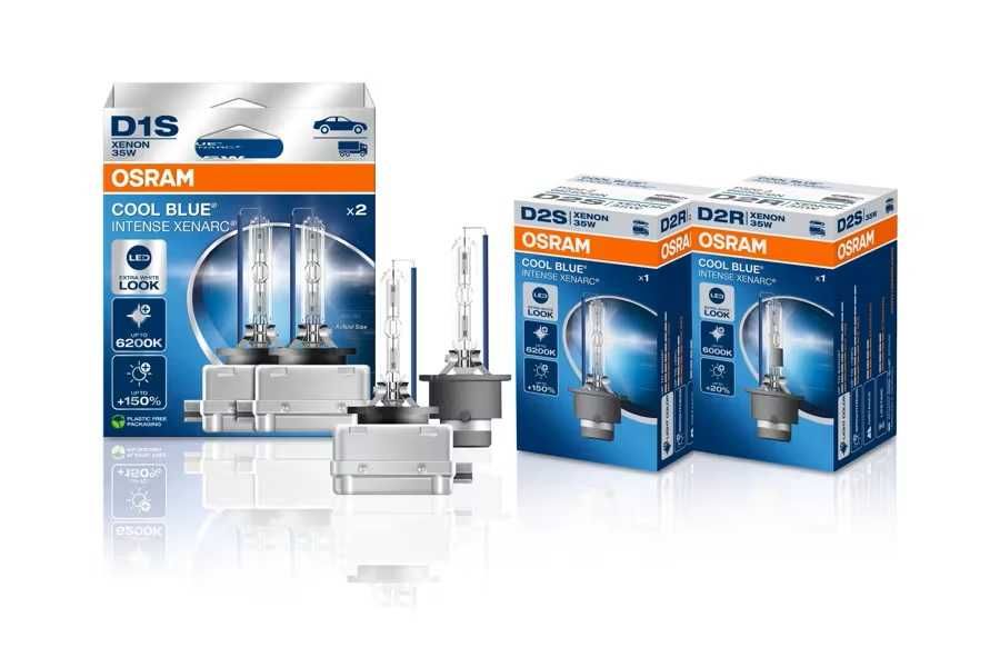 Автомобилни крушки Osram COOL BLUE INTENSE +100% H1/H4/H7/H8/H11/HB3/HB4/HIR2/ксенонови(XENON/HID)