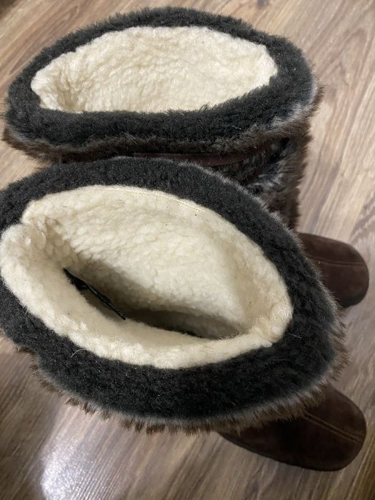 Cizme piele intoarsa